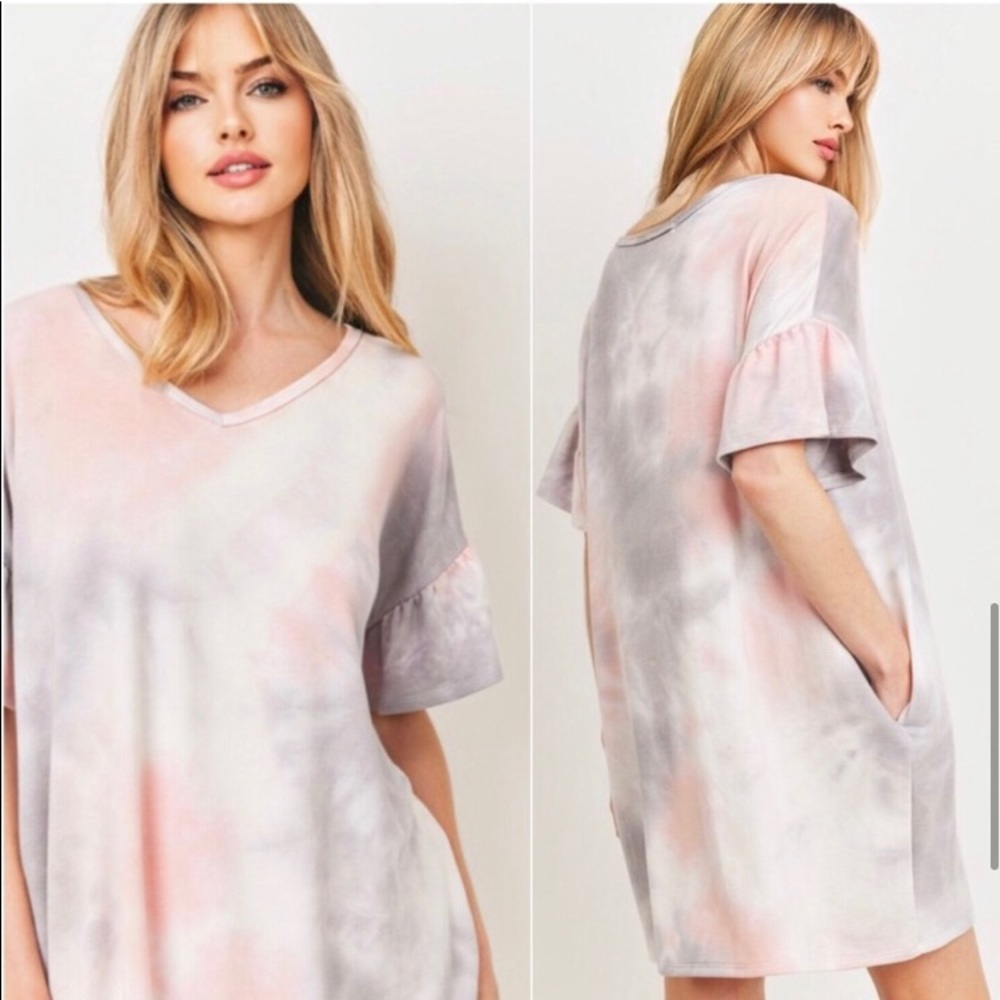 Soft spring women’s dress - Picture 6 of 7